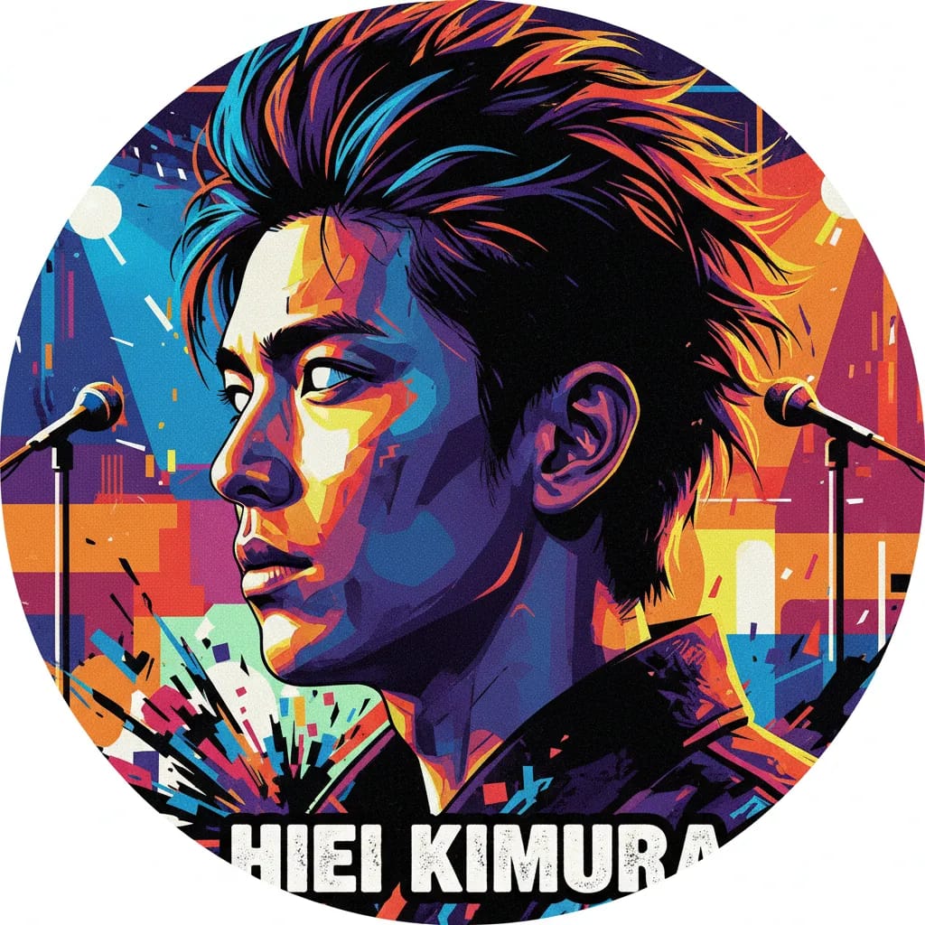 Artistic portrait of Hiei Kimura