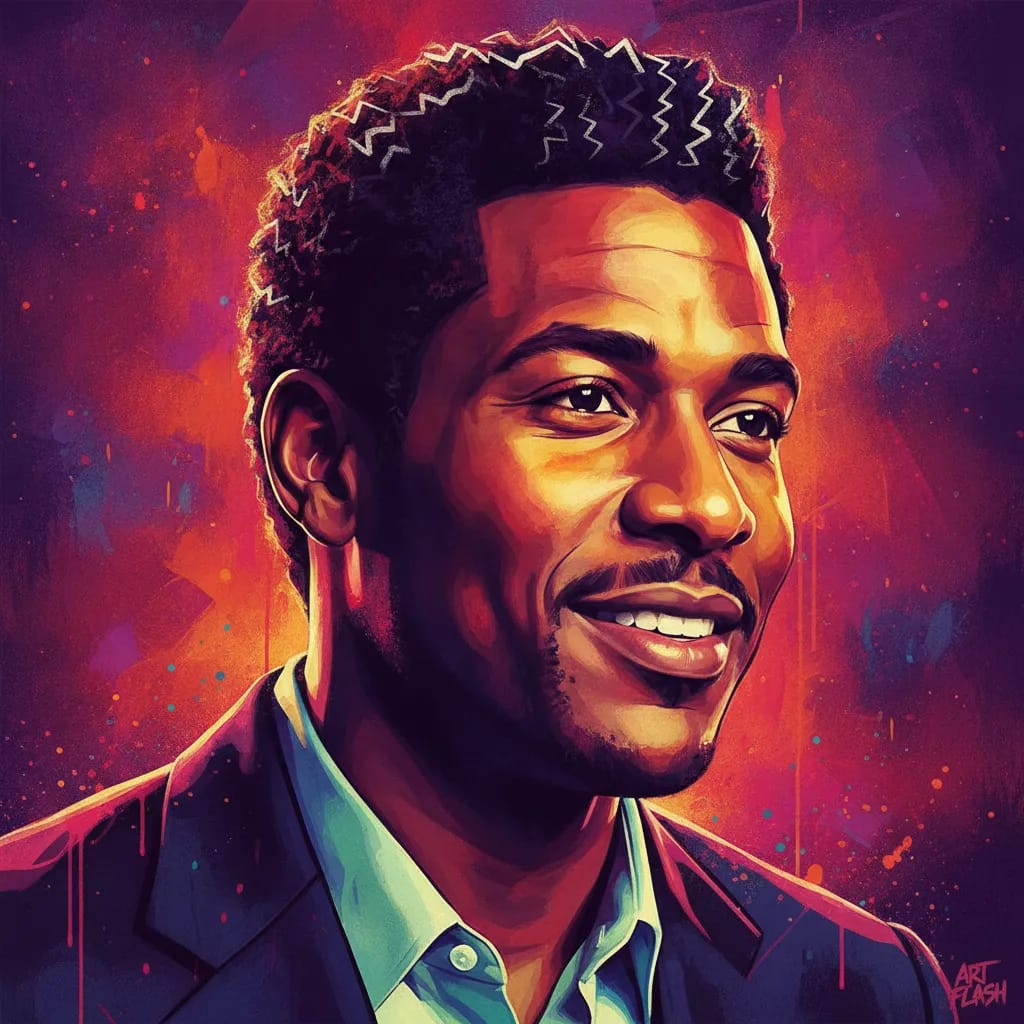 Artistic portrait of Larry Flash Jenkins