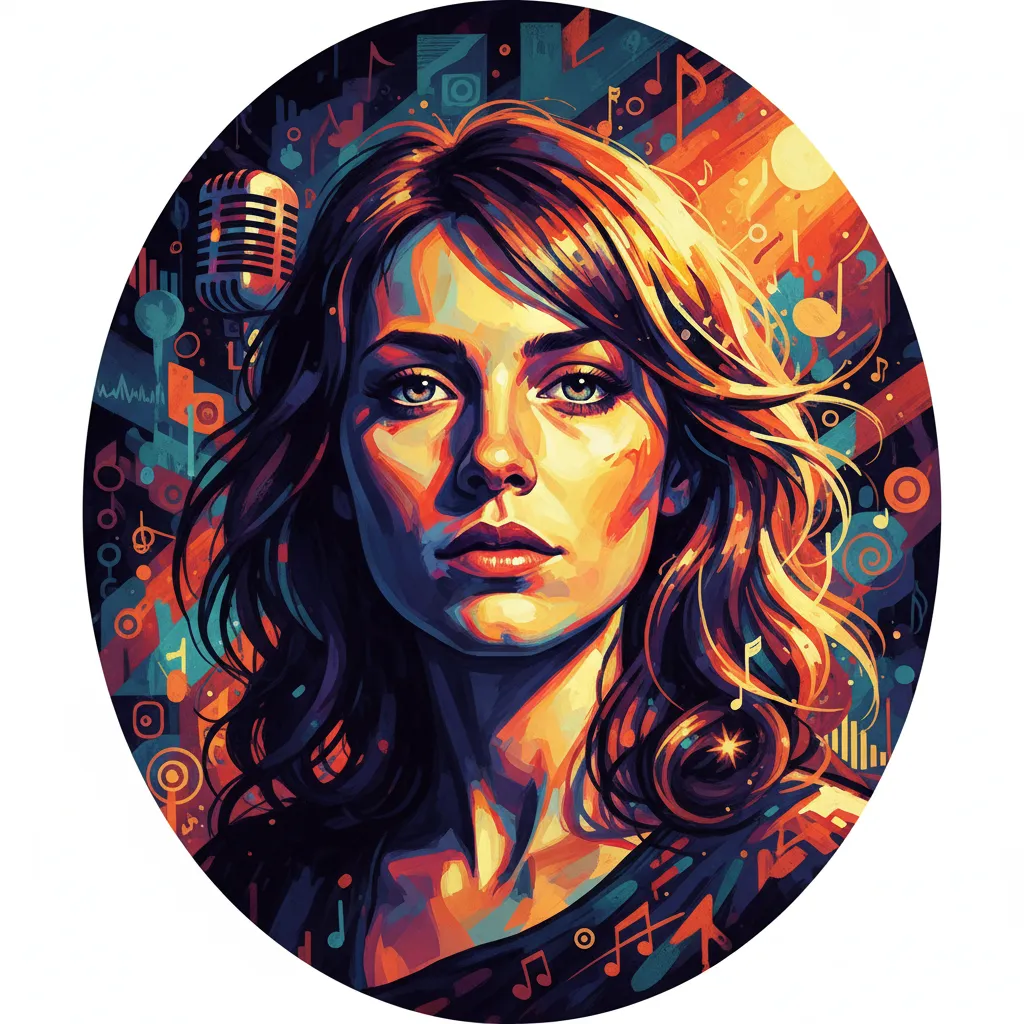 Artistic portrait of Lisa Hannigan