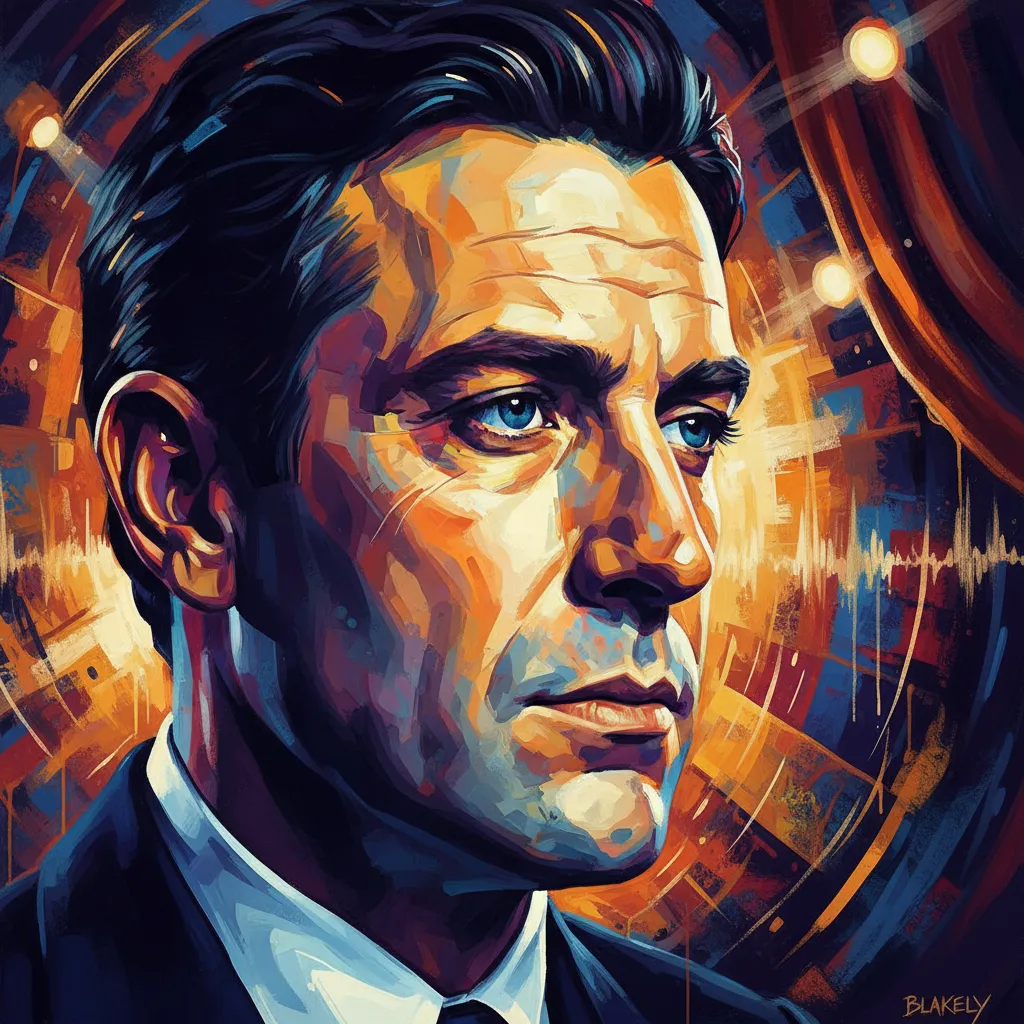 Artistic portrait of Colin Blakely