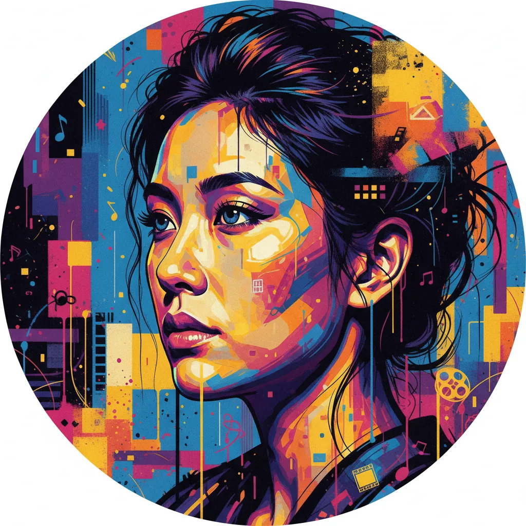 Artistic portrait of Emily Chu