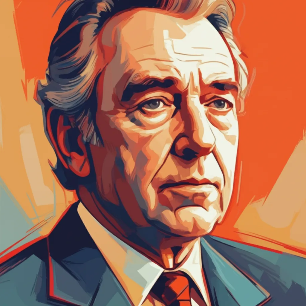 Artistic portrait of Nigel Havers