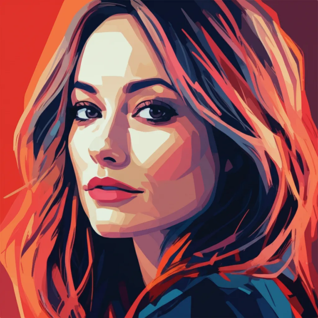 Artistic portrait of Olivia Wilde