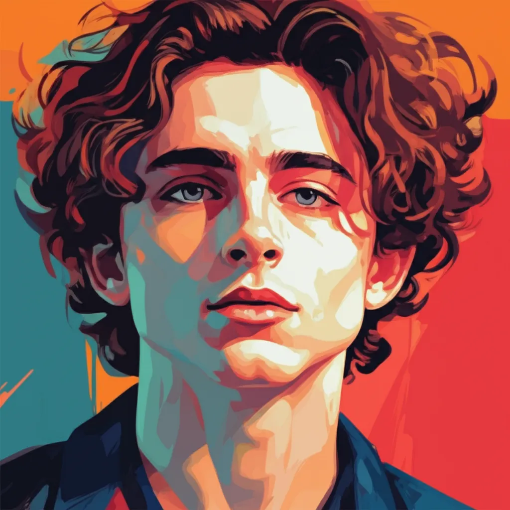 Portrait of Timothée Chalamet