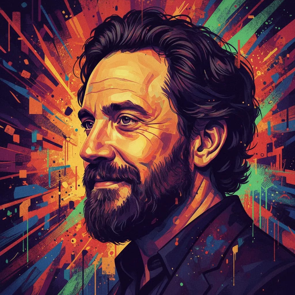 Artistic portrait of Peter Dinklage
