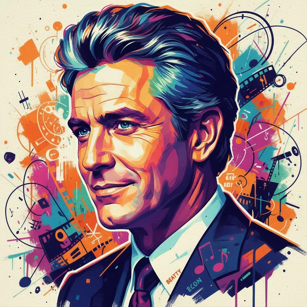 Portrait of Warren Beatty