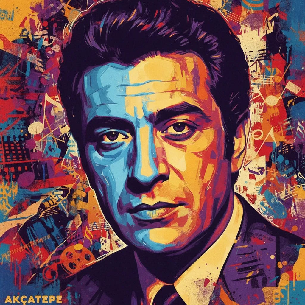 Artistic portrait of Halit Akçatepe