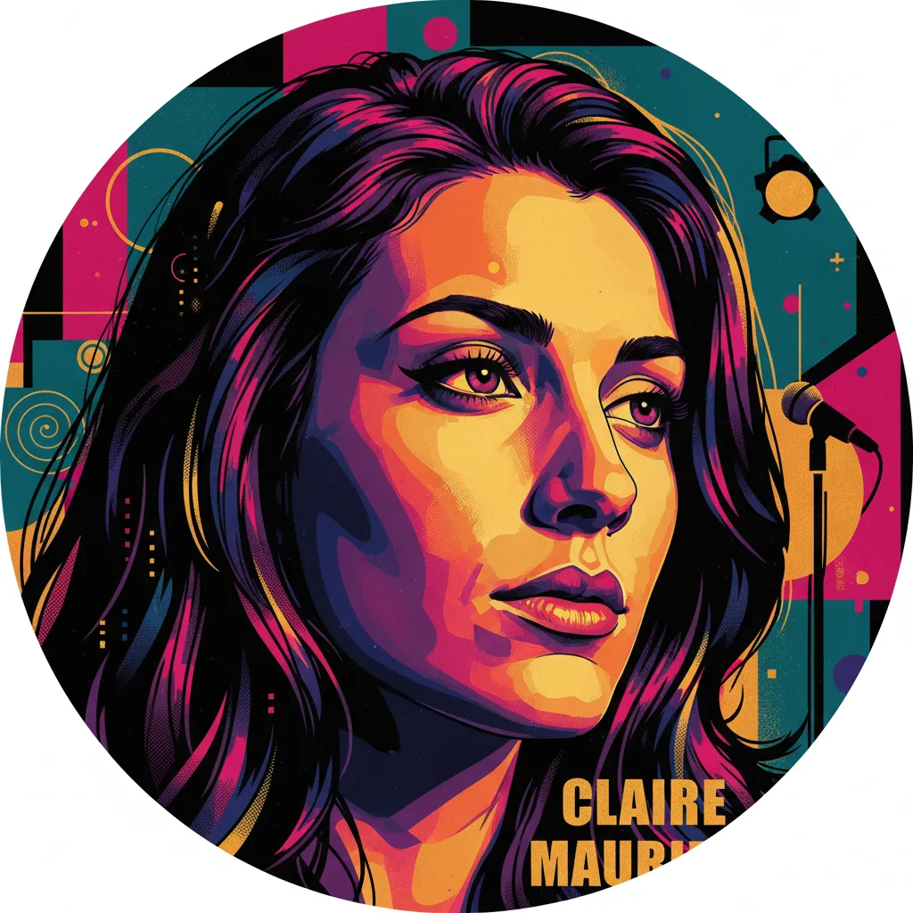 Artistic portrait of Claire Maurier