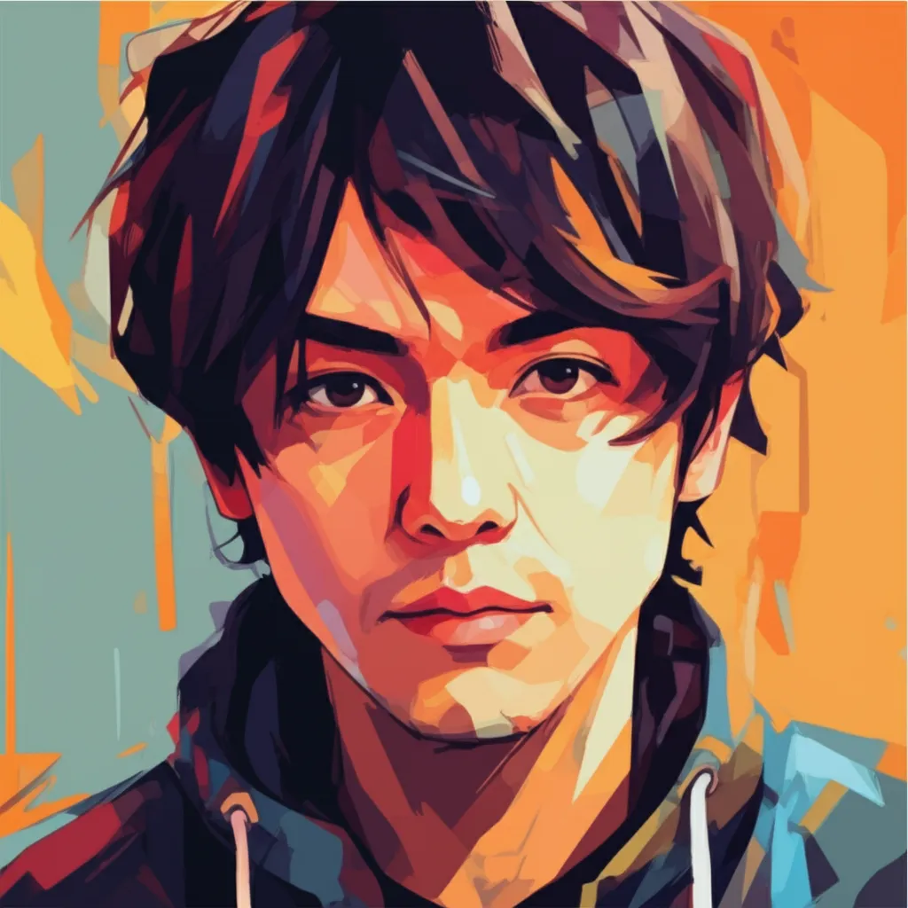 Artistic portrait of Mitsuo Iwata
