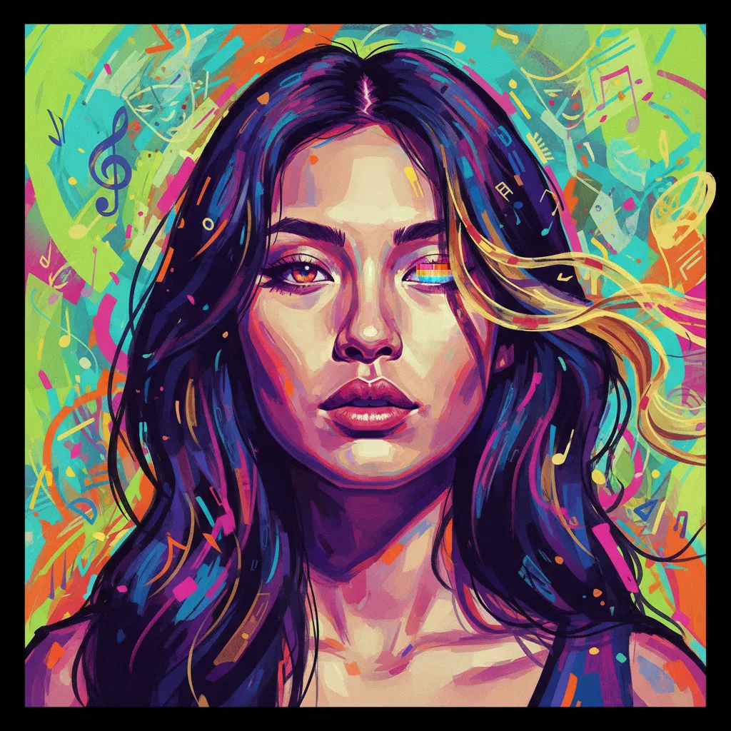 Artistic portrait of Lauren Tsai