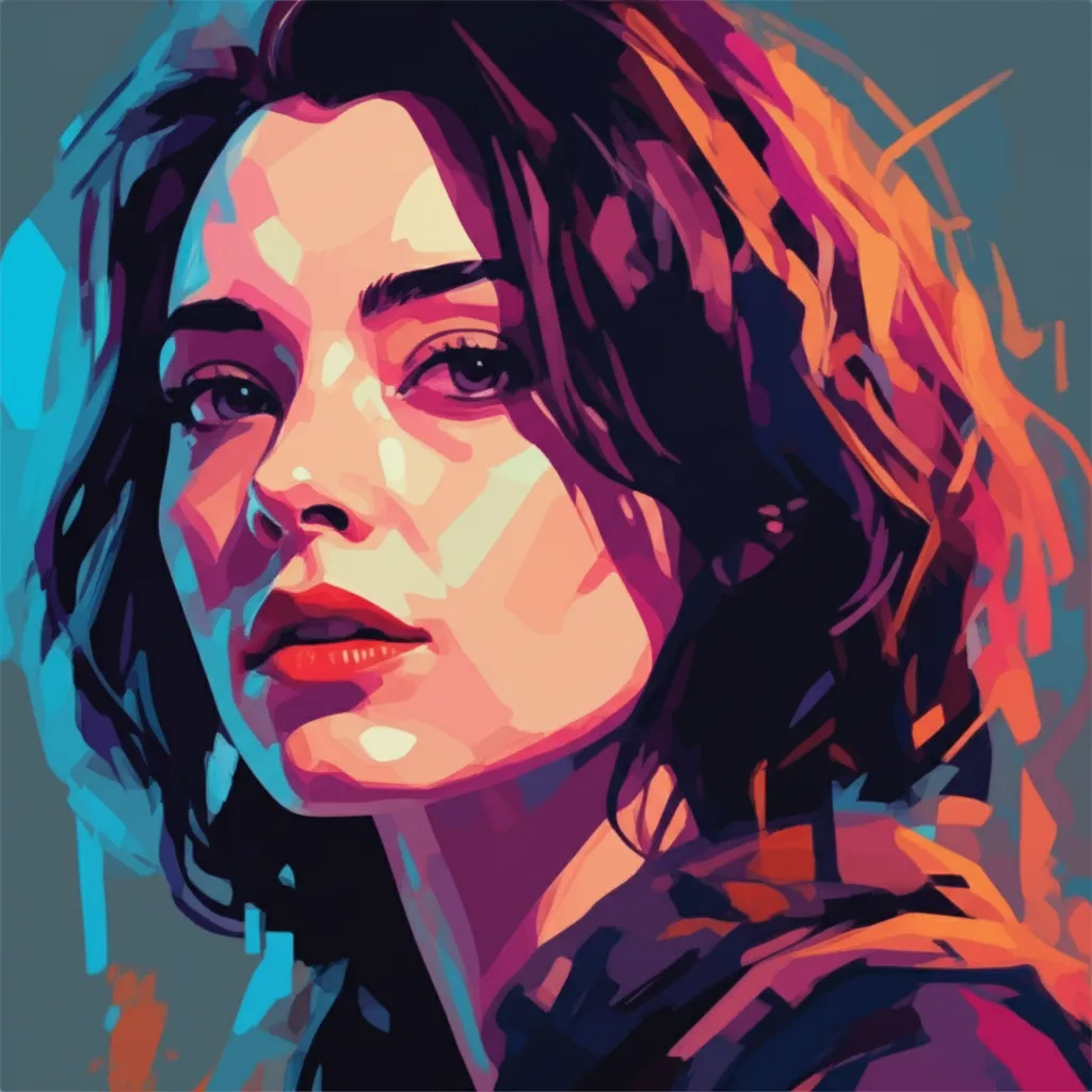 Artistic portrait of Noomi Rapace