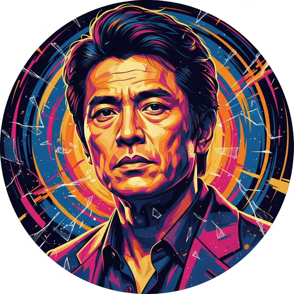 Artistic portrait of Takashi Naitô