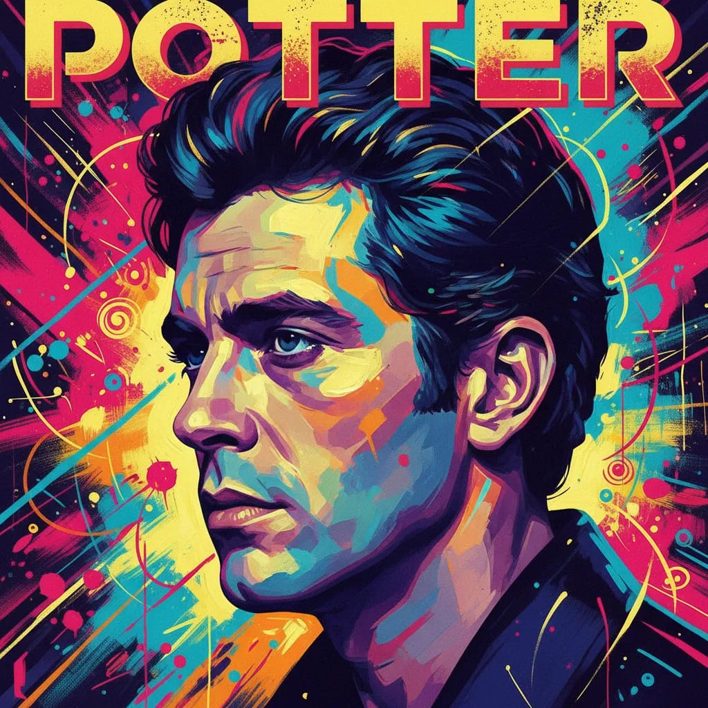 Artistic portrait of Martin Potter