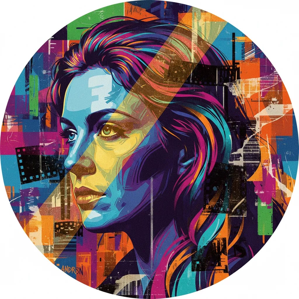 Artistic portrait of Harriet Andersson