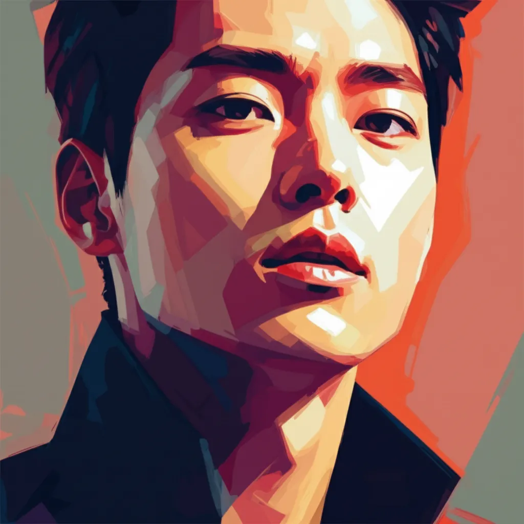 Artistic portrait of Kim Tae-hoon