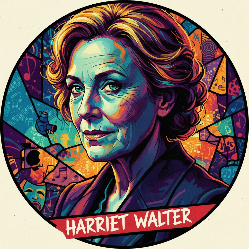 Artistic portrait of Harriet Walter