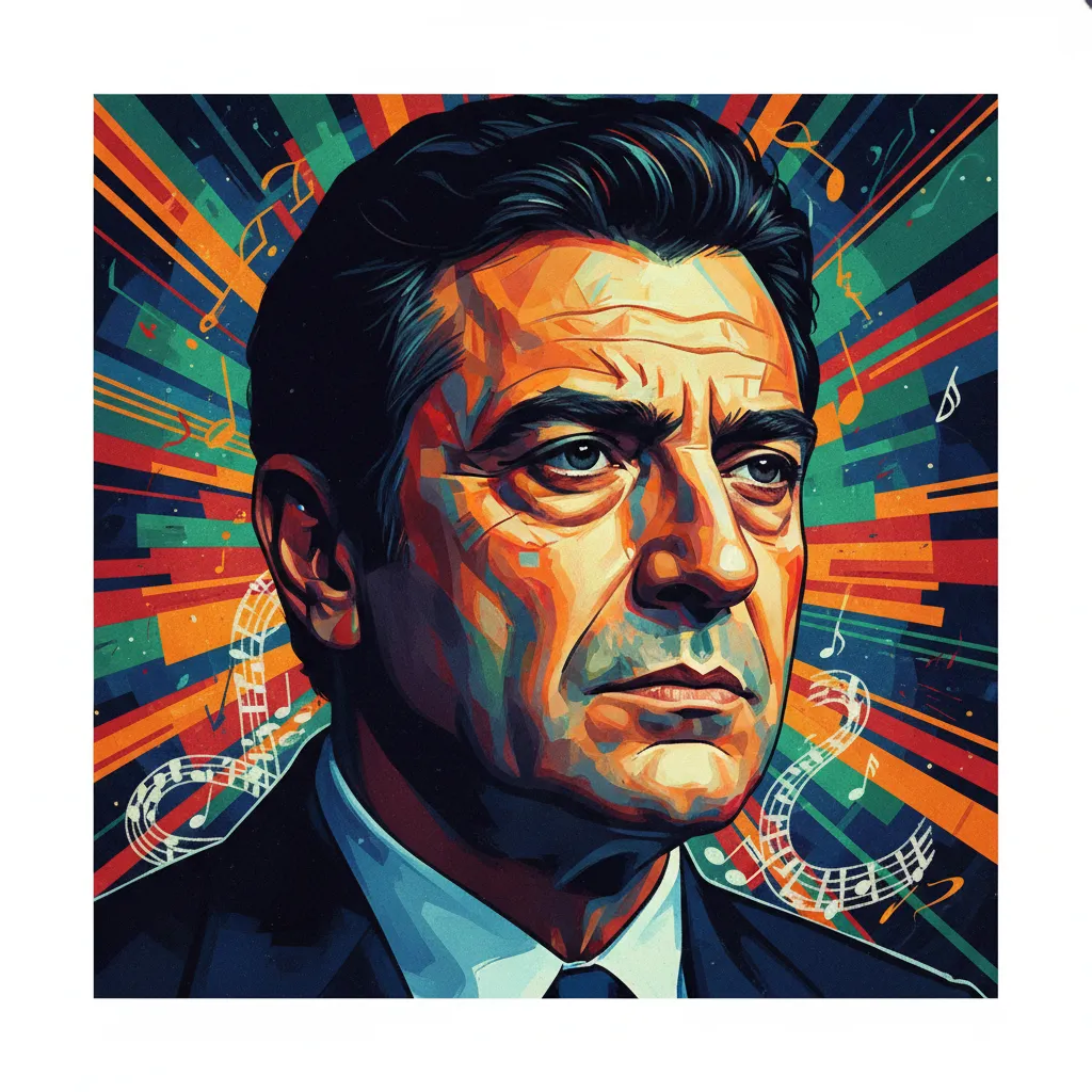 Artistic portrait of Toni Servillo