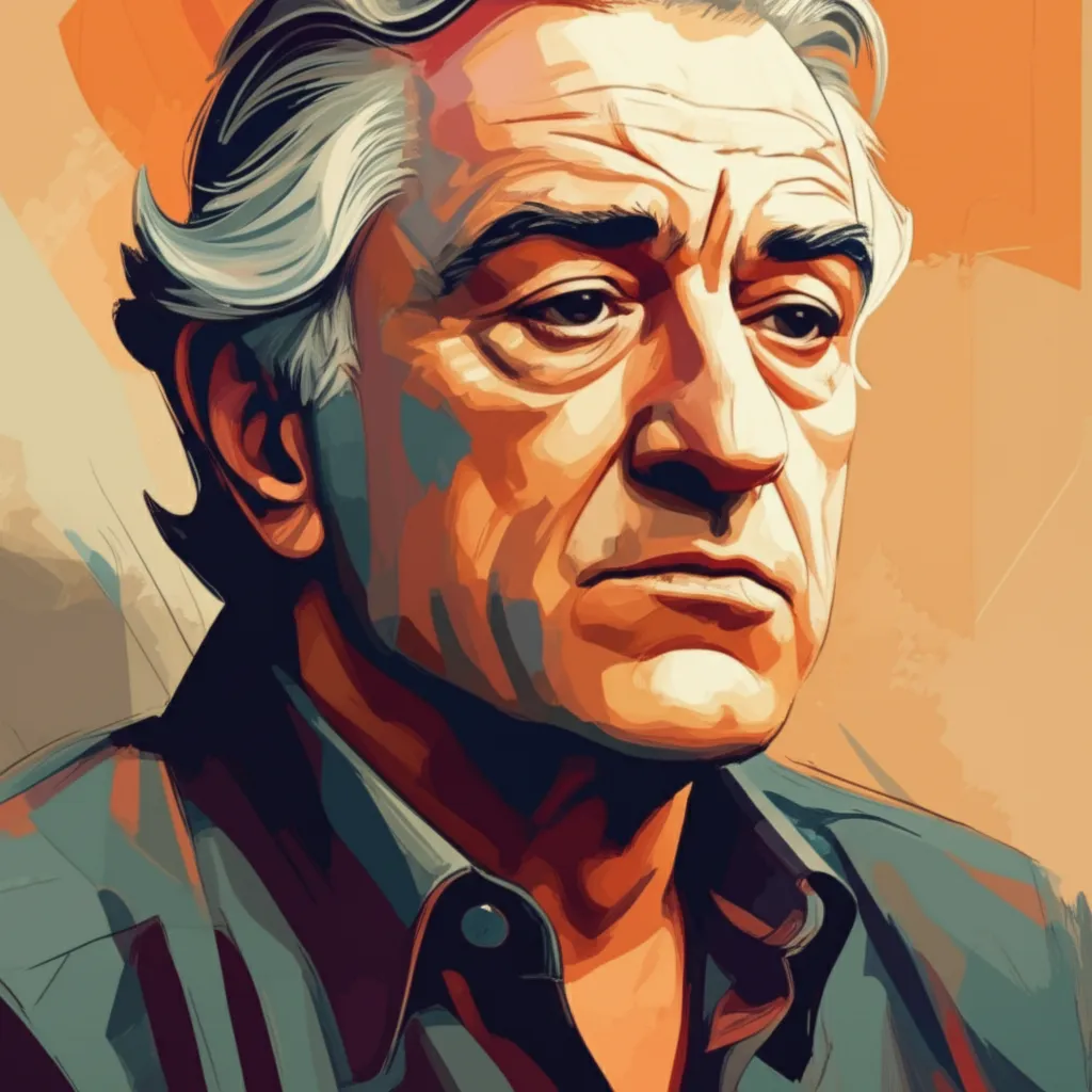 Artistic portrait of Robert De Niro