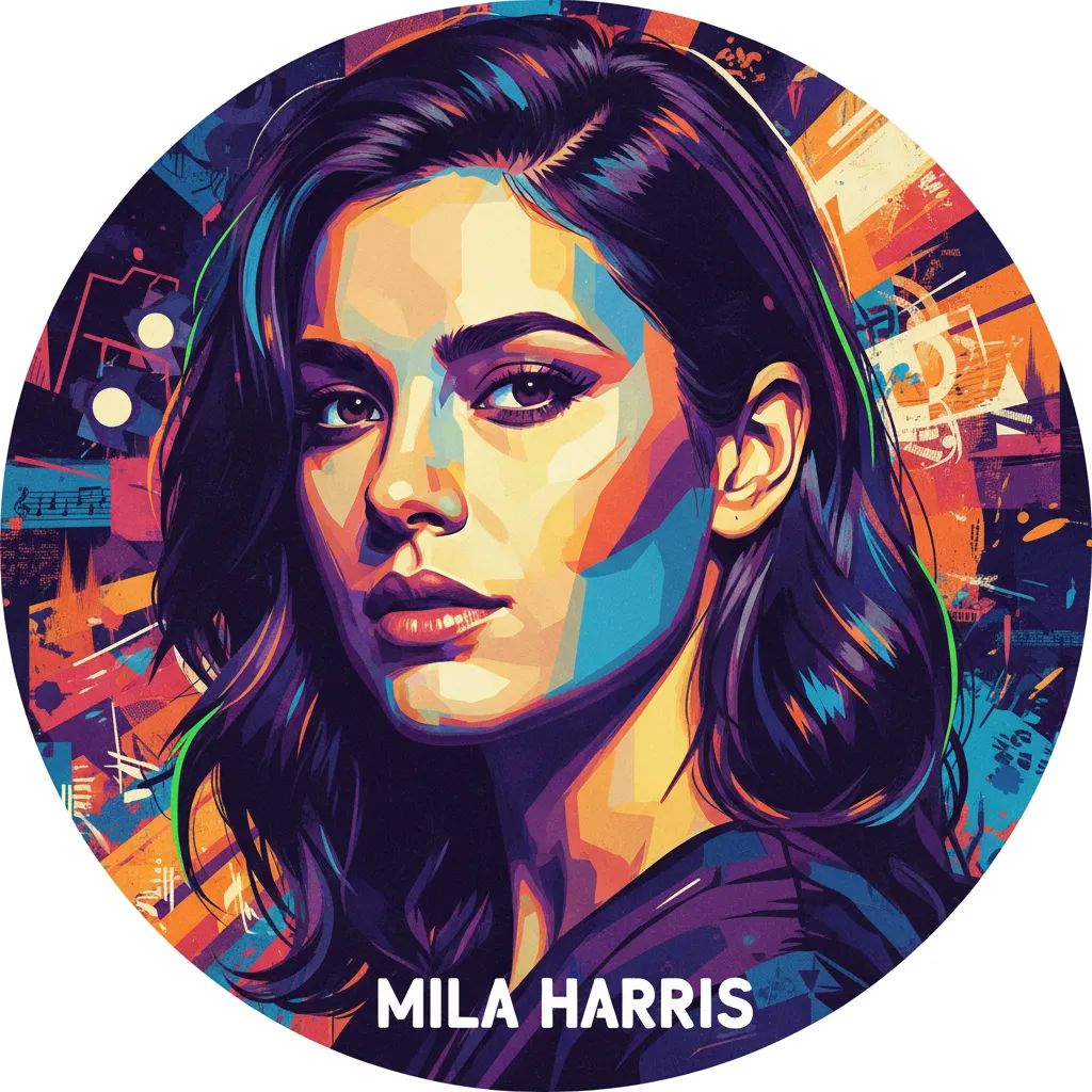 Artistic portrait of Mila Harris