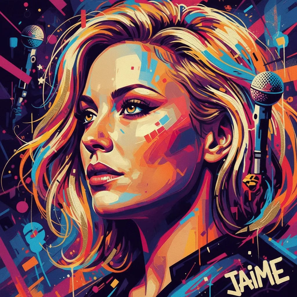 Artistic portrait of Jaime Pressly
