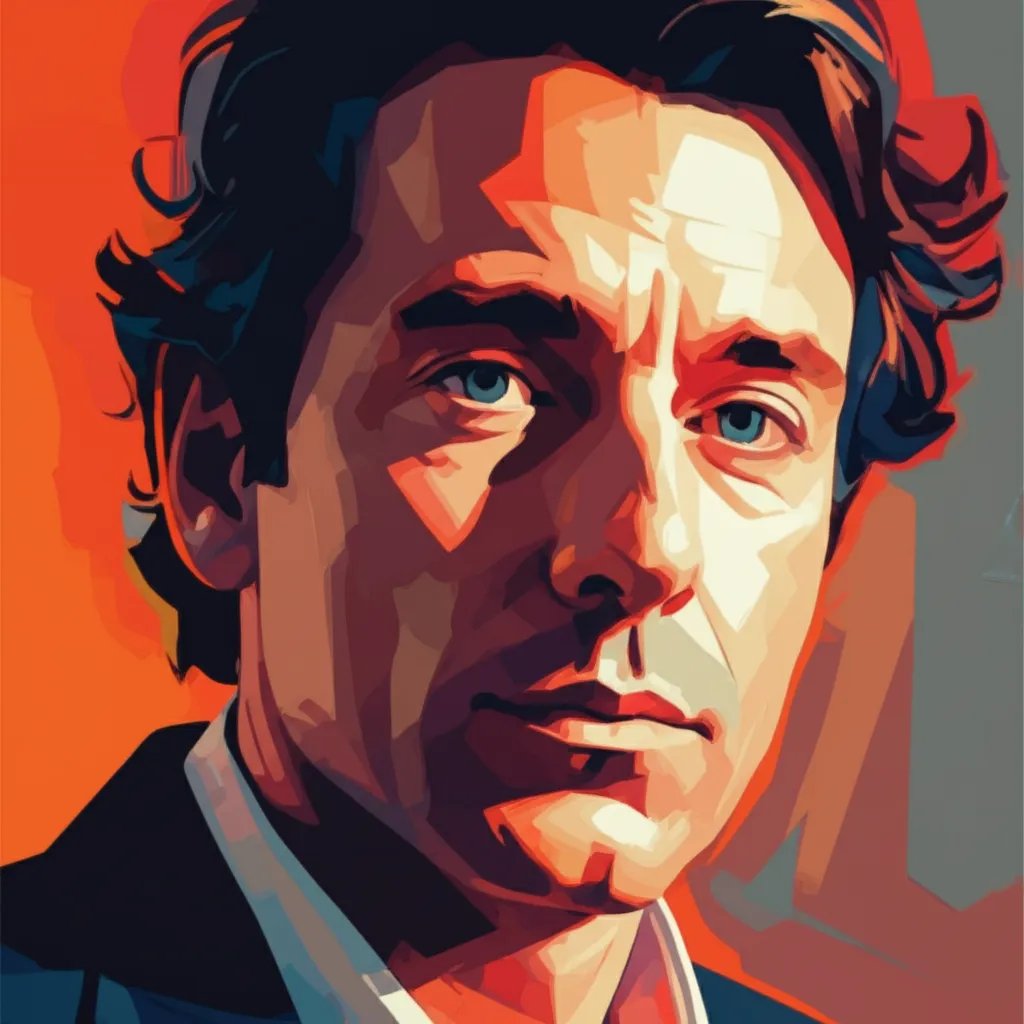 Artistic portrait of Pierre Leduc