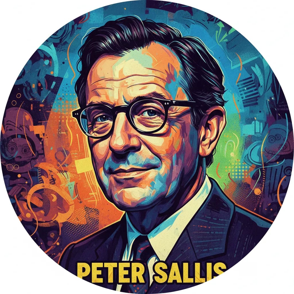 Artistic portrait of Peter Sallis