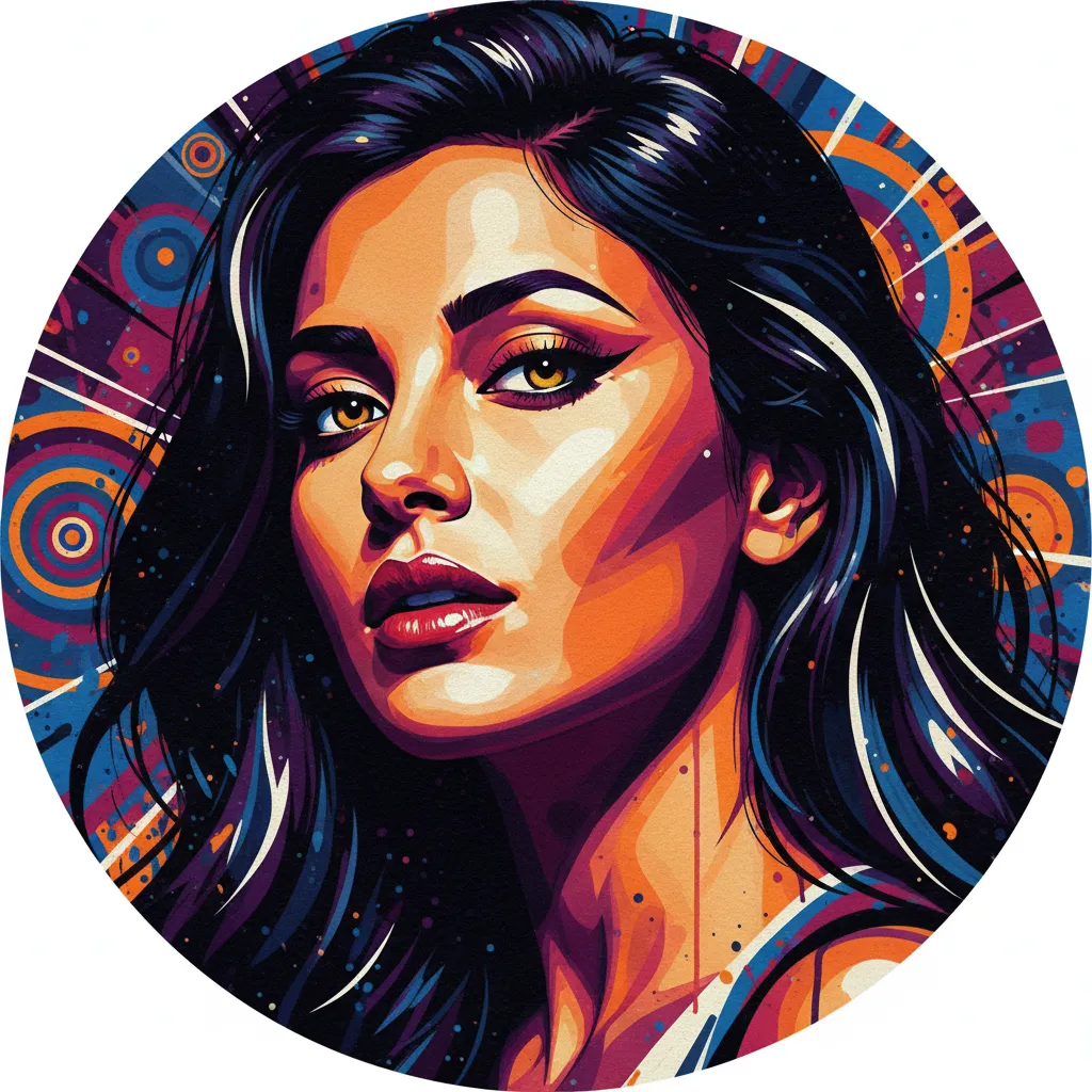 Artistic portrait of Jacqueline Fernandez