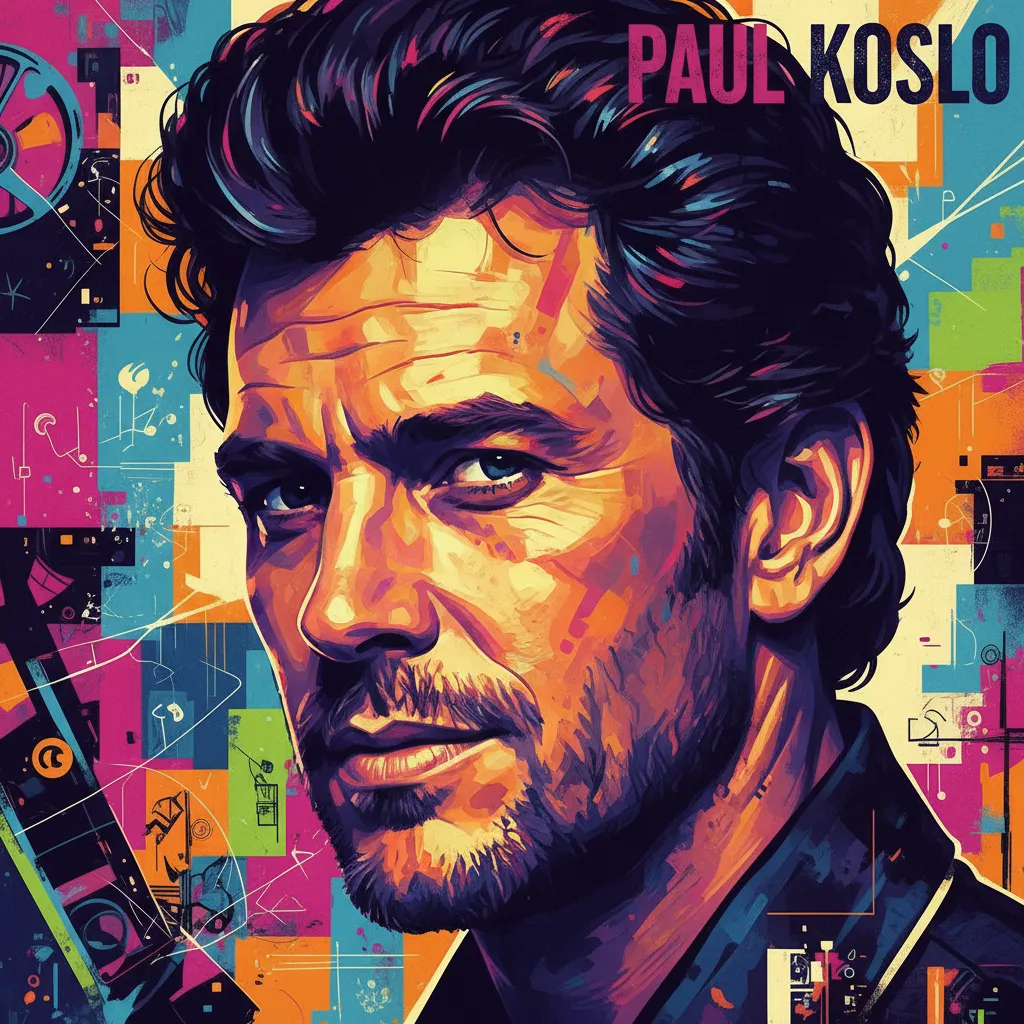 Artistic portrait of Paul Koslo