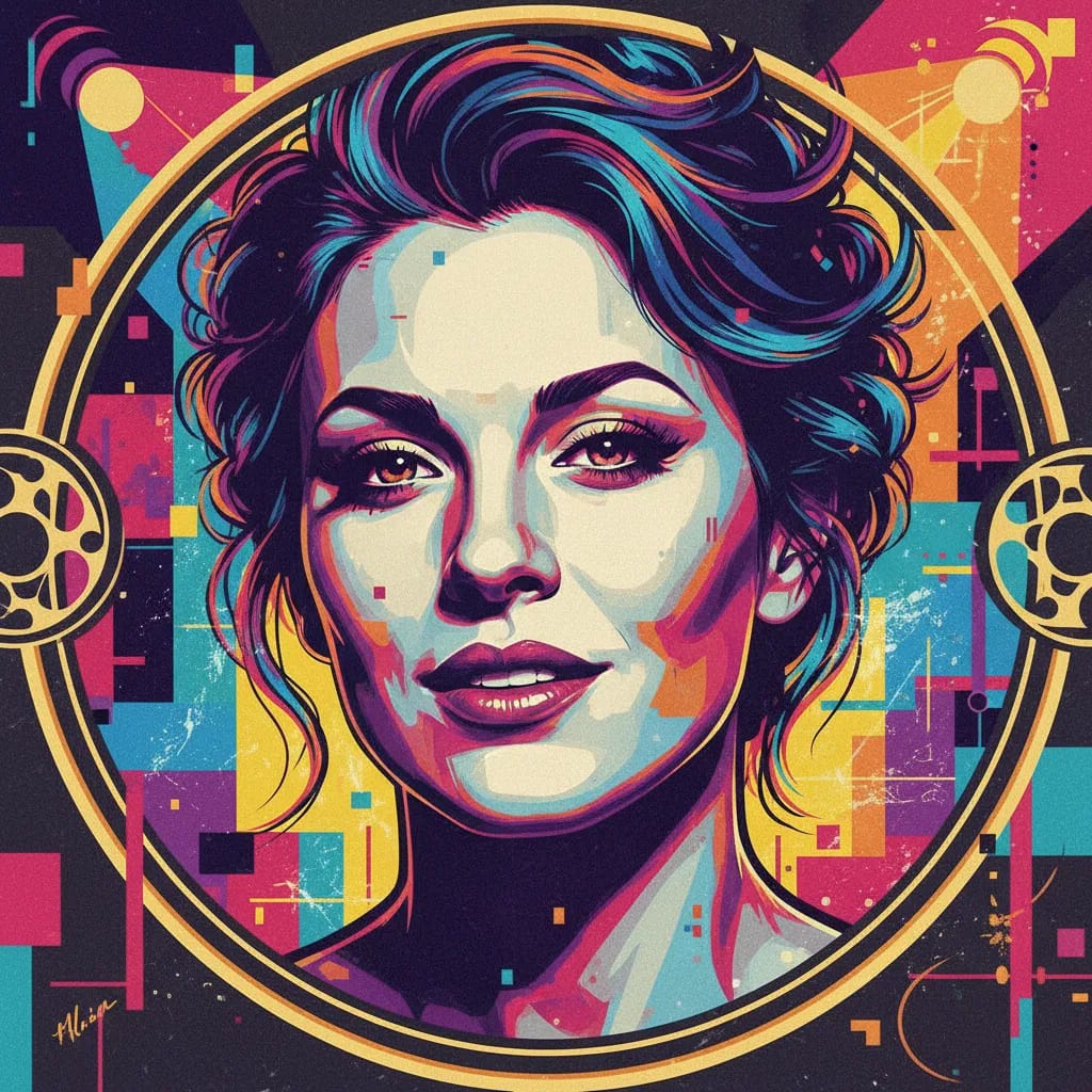 Artistic portrait of Andrea James