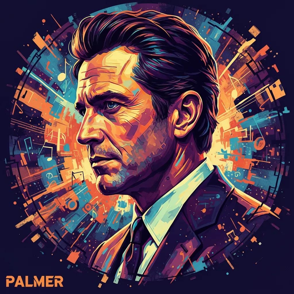 Artistic portrait of Martin Palmer