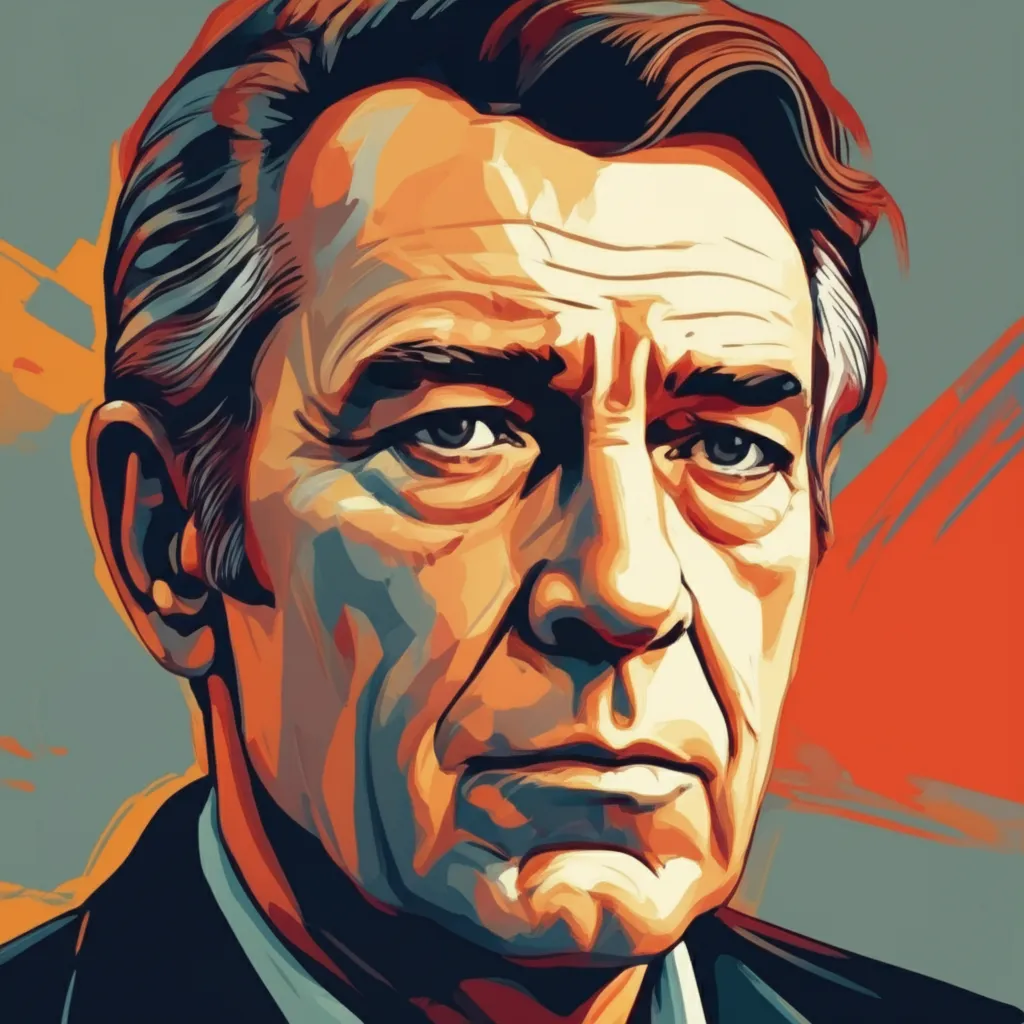 Artistic portrait of DeForest Kelley