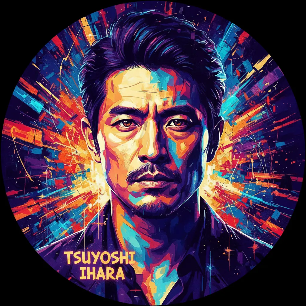 Artistic portrait of Tsuyoshi Ihara
