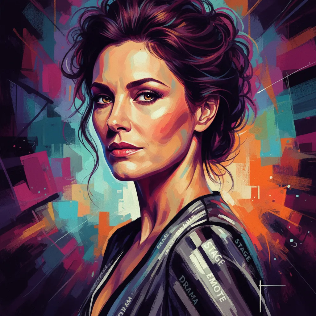 Artistic portrait of Marcia Gay Harden