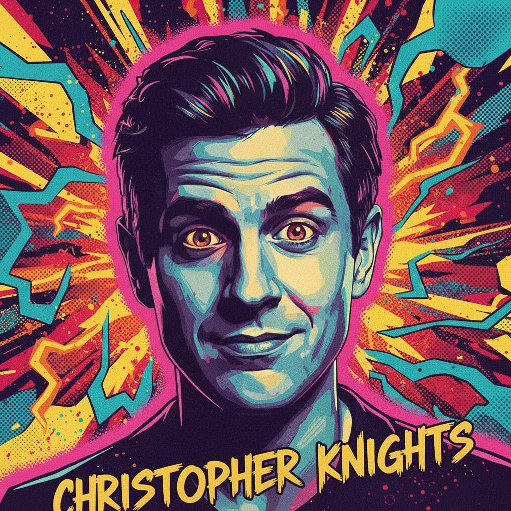 Artistic portrait of Christopher Knights