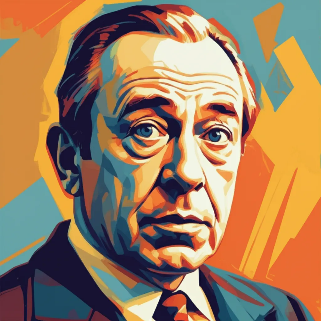 Artistic portrait of Nils Poppe