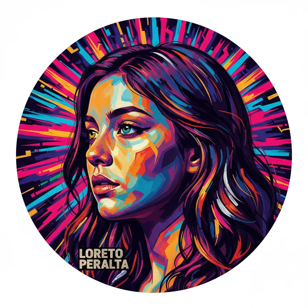 Artistic portrait of Loreto Peralta