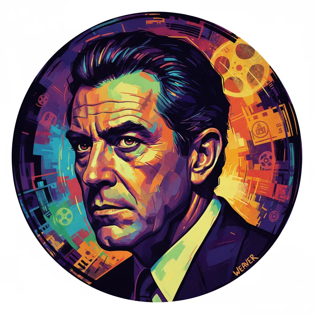 Artistic portrait of Fritz Weaver