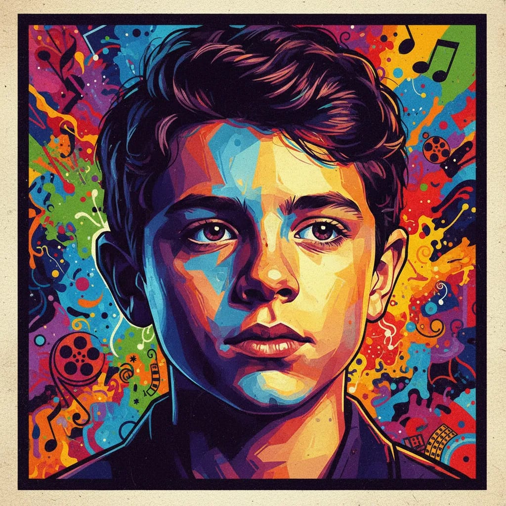 Artistic portrait of Jacob Tremblay