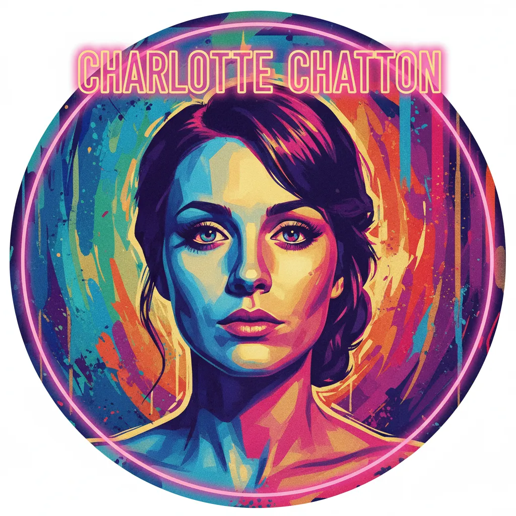 Artistic portrait of Charlotte Chatton