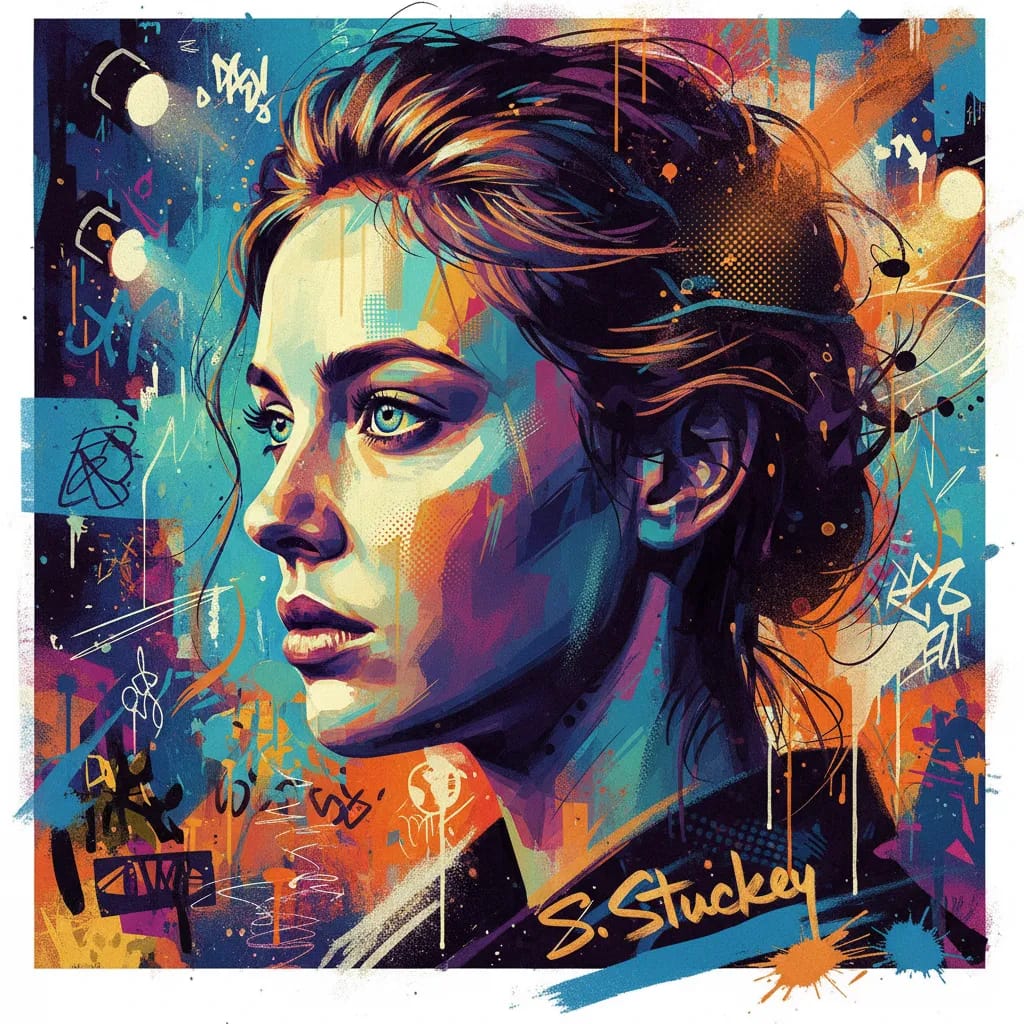 Artistic portrait of Sophie Stuckey