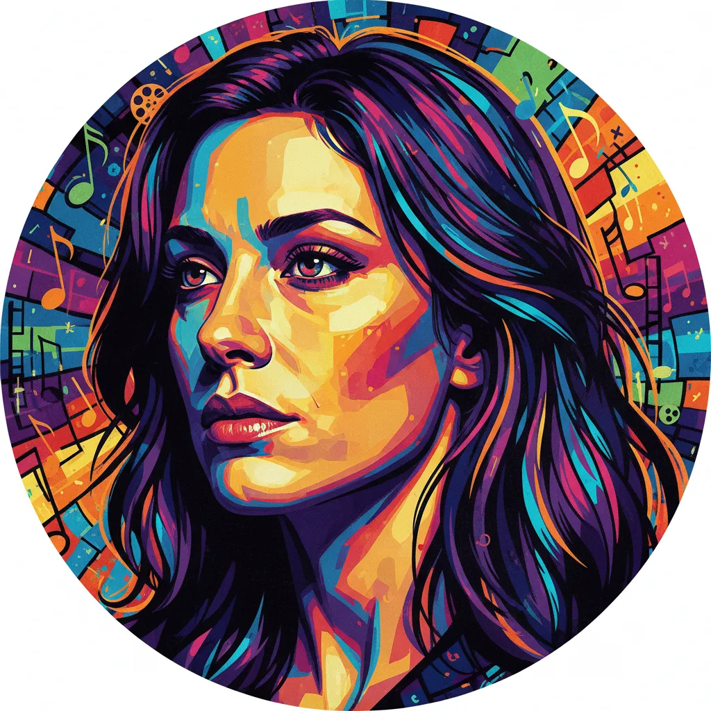 Artistic portrait of Camille Sullivan