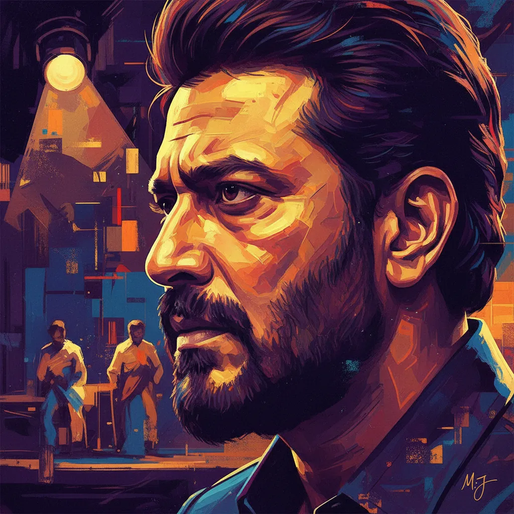 Artistic portrait of Mohan Joshi