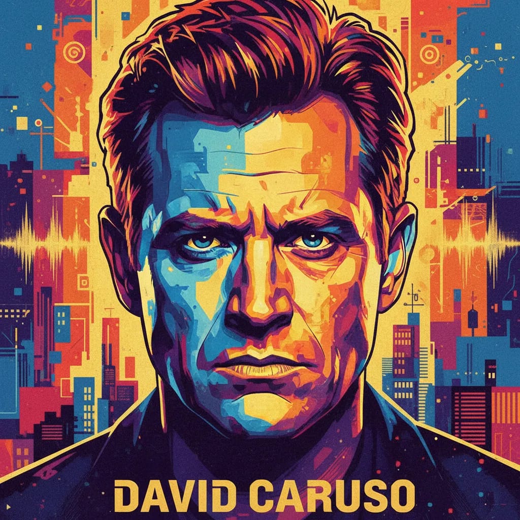Artistic portrait of David Caruso