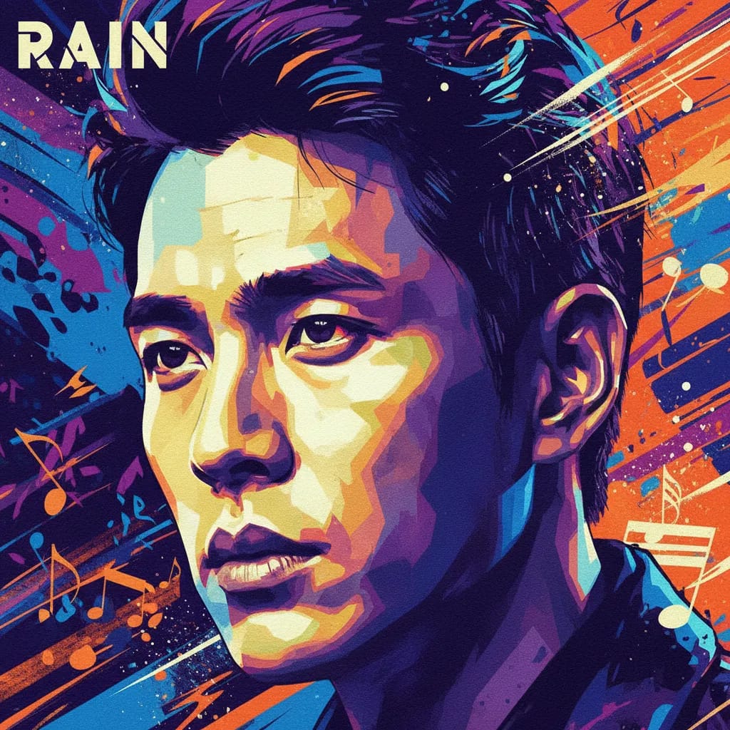 Artistic portrait of Rain
