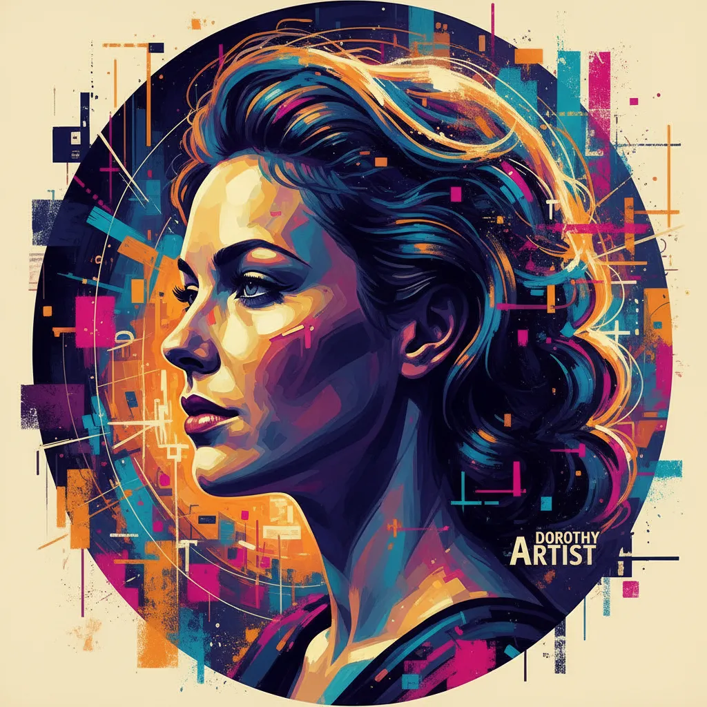 Artistic portrait of Dorothy Hart