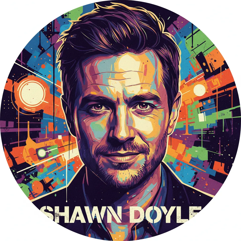 Artistic portrait of Shawn Doyle