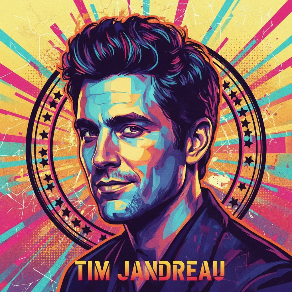 Artistic portrait of Tim Jandreau