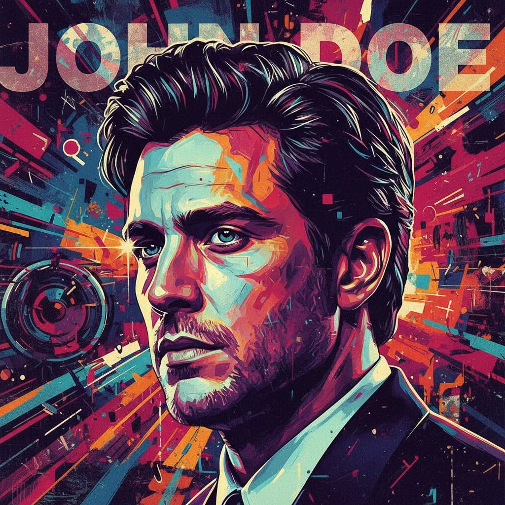 Artistic portrait of John Doe