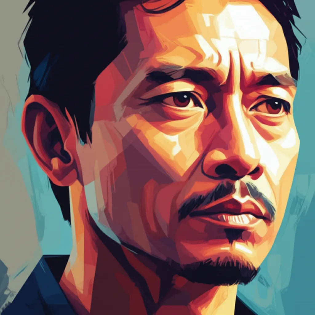 Artistic portrait of Yayan Ruhian