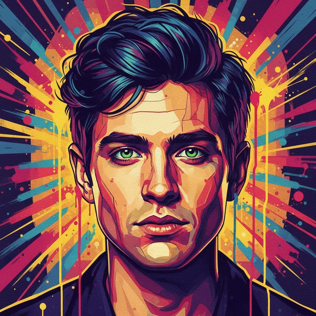 Artistic portrait of Michael J. Willett
